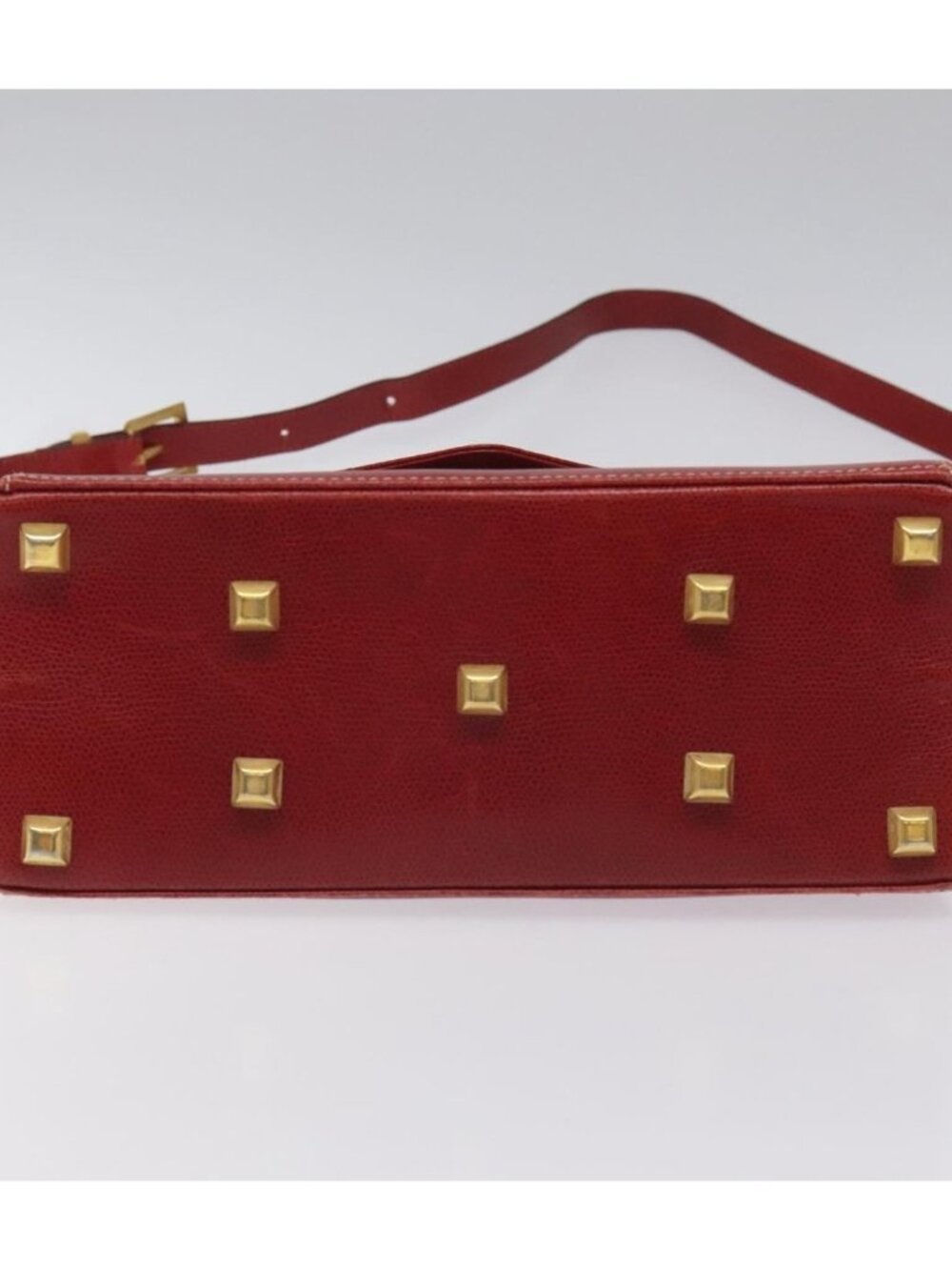 Salvatore Ferragamo Shoulder Bag Leather Red - Picture 4 of 16